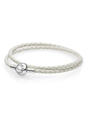 Pandora bracelet in double lap leather 590745CIW-D